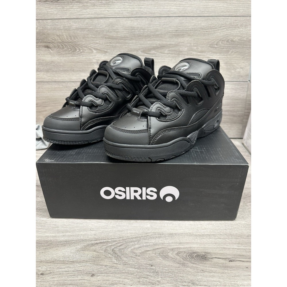 Osiris Men's D3 OG Skate Shoes Black/Black/Black Size 10